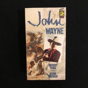 NIB - John Wayne Two VHS Set “Desert Trail” & “Star Packer” - Never Unwrapped 📼